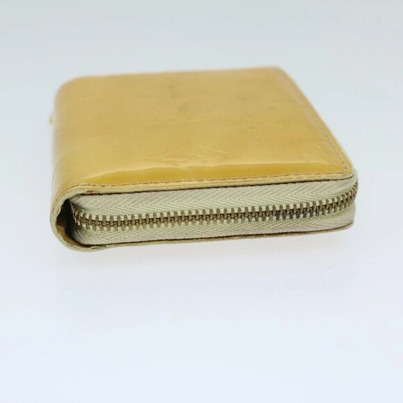 LOUIS VUITTON Monogram Vernis Bloom Wallet Beige M91015 LV Auth 69155 - Picture 7 of 15